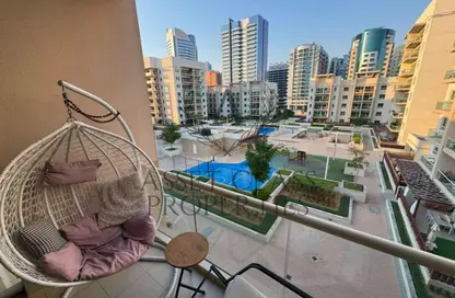 Apartment - 1 Bedroom - 1 Bathroom for rent in Al Dhafra 1 - Al Dhafra - Greens - Dubai