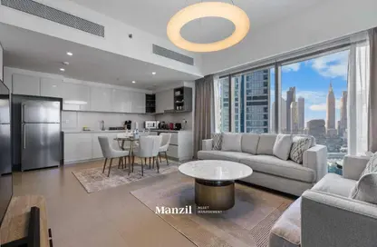 Apartment - 2 Bedrooms - 3 Bathrooms for rent in Downtown Views II Tower 3 - Downtown Views II - Zabeel 2 - Zabeel - Dubai