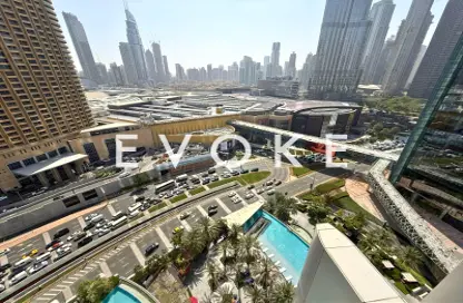 شقة - غرفة نوم - 2 حمامات للايجار في جادة كمبينسكي - وسط مدينة دبي - دبي