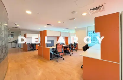 Office Space - Studio - 1 Bathroom for rent in Grosvenor Business Tower - Barsha Heights (Tecom) - Dubai
