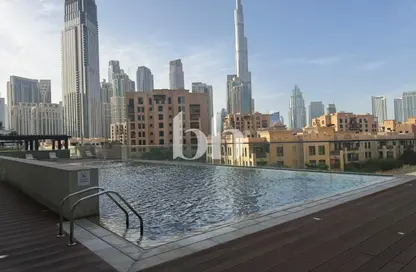 شقة - غرفة نوم - 2 حمامات للايجار في بلفيو برج 1 - أبراج بلفيو - وسط مدينة دبي - دبي