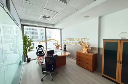 Office Space - Studio - 1 Bathroom for rent in The Prism - Business Bay - Dubai