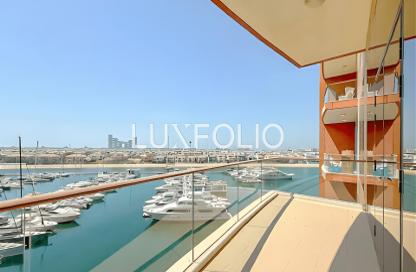 Apartment - 2 Bedrooms - 3 Bathrooms for rent in Ruby - Tiara Residences - Palm Jumeirah - Dubai