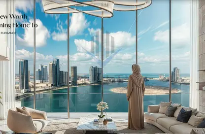 Duplex - 4 Bedrooms - 5 Bathrooms for sale in Al Ghaf Tower - Al Khan - Sharjah