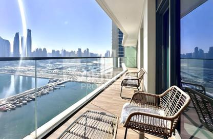 شقة - 2 غرف نوم - 2 حمامات للايجار في برج Marina Vista 2 - مارينا فيستا - إعمار بيتشفرونت - دبي هاربور - دبي