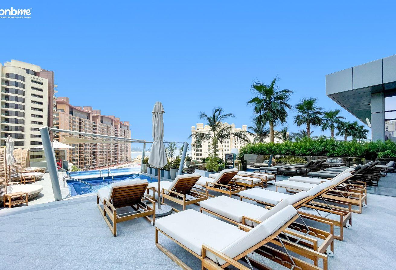 Palm Tower Studio | Furnished | Panoramic Sea View photo 4