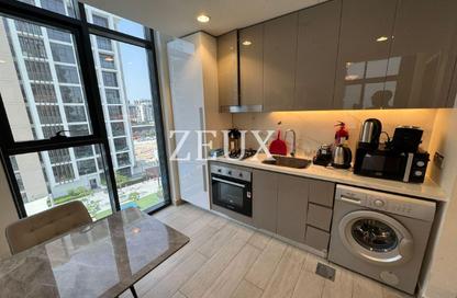 Apartment - Studio - 1 Bathroom for rent in Azizi Riviera 41 - Azizi Riviera - Meydan One - Meydan - Dubai