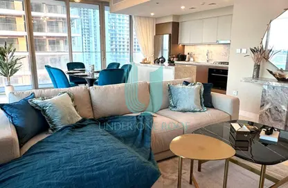 Apartment - 3 Bedrooms - 4 Bathrooms for rent in Beach Isle Tower 2 - Beach Isle - EMAAR Beachfront - Dubai Harbour - Dubai