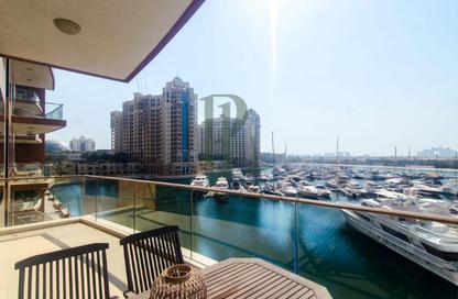 Apartment - 2 Bedrooms - 3 Bathrooms for rent in Aquamarine - Tiara Residences - Palm Jumeirah - Dubai