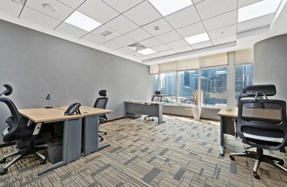 Business Centre - Studio - 6 Bathrooms for rent in Clover Bay Tower - Business Bay - Dubai
