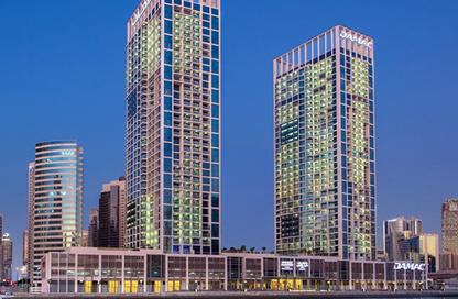 Apartment - Studio - 1 Bathroom for rent in Damac Maison Prive A - Damac Maison Prive - Business Bay - Dubai