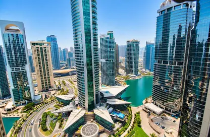 شقة - غرفة نوم - 2 حمامات للايجار في برج بونينجتون - (JLT) مجمع J - أبراج بحيرات الجميرا - دبي