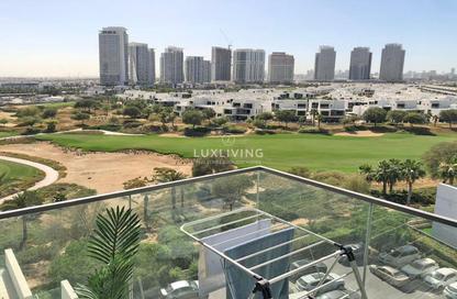 Apartment - Studio - 1 Bathroom for rent in Golf Veduta Hotel Apartments B - Golf Veduta Hotel Apartments - Golf Town - Damac Hills - Dubai
