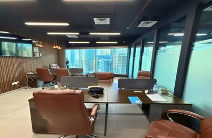 Office Space - Studio - 1 Bathroom for rent in The Prime Tower - Business Bay - Dubai