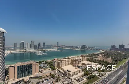 شقة - 2 غرف نوم - 3 حمامات للايجار في أوشن هايتس - دبي مارينا - دبي