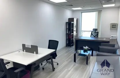 Office Space - Studio - 4 Bathrooms for rent in Latifa Tower - Sheikh Zayed Road - Dubai
