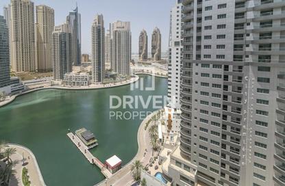 Apartment - Studio - 1 Bathroom for rent in Marina View Tower A - Marina View - Dubai Marina - Dubai