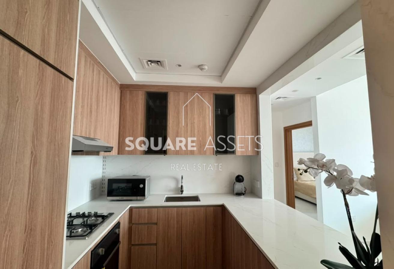 Fully Furnished 1BR | Stunning Port Rashid View photo 5