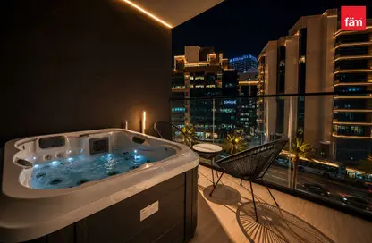 Apartment - 1 Bathroom for rent in Trillionaire Residences - Business Bay - Dubai