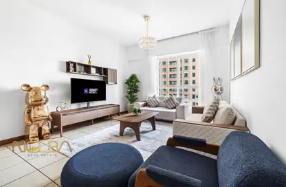 Apartment - 1 Bedroom - 2 Bathrooms for rent in Sulafa Tower - Dubai Marina - Dubai