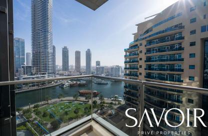 Apartment - Studio - 1 Bathroom for rent in Sparkle Tower 2 - Sparkle Towers - Dubai Marina - Dubai