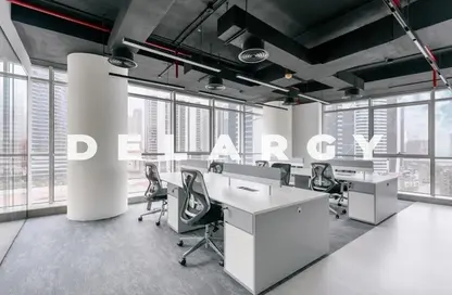 Office Space - Studio - 1 Bathroom for rent in Lake Central - Business Bay - Dubai