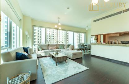 Apartment - 1 Bedroom - 2 Bathrooms for rent in Shemara Tower - Marina Promenade - Dubai Marina - Dubai