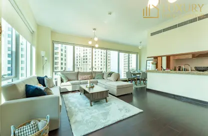 شقة - غرفة نوم - 2 حمامات للايجار في برج شيمارا - مارينا بروموناد - دبي مارينا - دبي