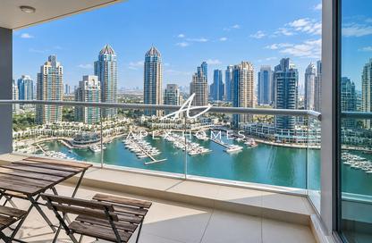 Apartment - 2 - 3 for rent in Iris Blue - Dubai Marina - Dubai
