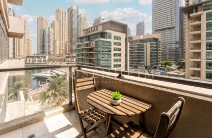 Apartment - 1 Bedroom - 2 Bathrooms for rent in Al Majara 2 - Al Majara Towers - Dubai Marina - Dubai