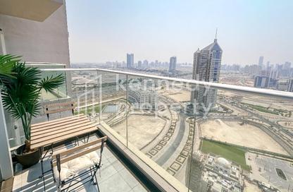Apartment - Studio - 1 Bathroom for rent in Miraclz Tower by Danube - Arjan - Dubai