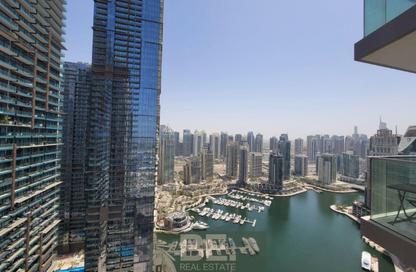Apartment - 3 Bedrooms - 4 Bathrooms for rent in Damac Heights - Dubai Marina - Dubai