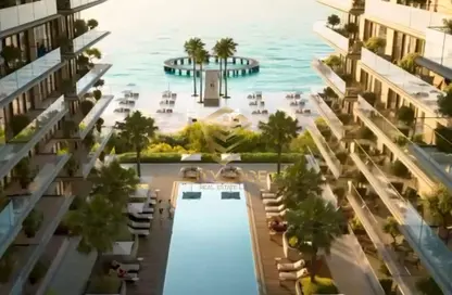 Apartment - 1 Bedroom - 2 Bathrooms for sale in Blue Beach Residence - Ajmal Makan City - Sharjah Waterfront City - Sharjah