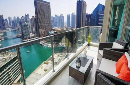 Apartment - 2 Bedrooms - 3 Bathrooms for rent in Marina Quays West - Marina Quays - Dubai Marina - Dubai