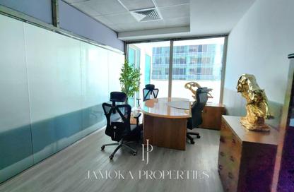 Office Space - Studio - 1 Bathroom for rent in The Prism - Business Bay - Dubai