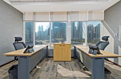Office Space - Studio - 6 for rent in Clover Bay Tower - Business Bay - Dubai