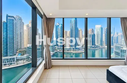 Apartment - 1 Bedroom - 2 Bathrooms for sale in Silverene Tower B - Silverene - Dubai Marina - Dubai
