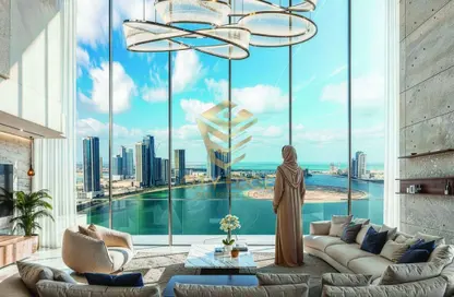 Apartment - 2 Bedrooms - 3 Bathrooms for sale in Al Ghaf Tower - Al Khan - Sharjah