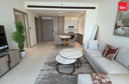 Apartment - 1 - 2 for rent in Binghatti Ghost - Dubai Healthcare City 2 - Al Jaddaf - Dubai