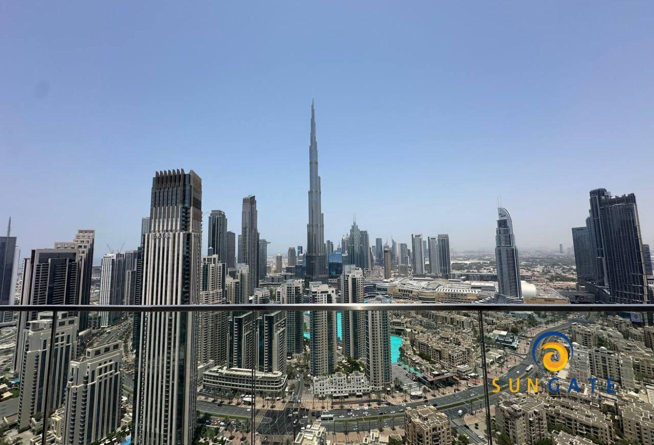 Full Burj and Fountain Views , Brand New Penthouse