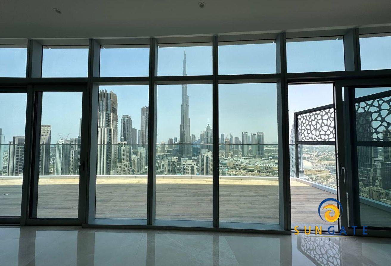 Full Burj and Fountain Views , Brand New Penthouse photo 7