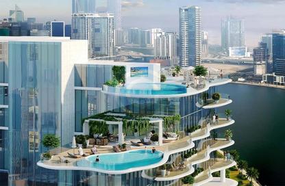 Apartment - Studio - 1 Bathroom for sale in Chic Tower - Business Bay - Dubai