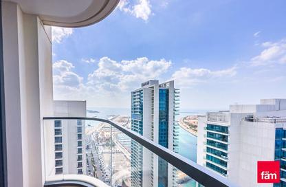 شقة - 2 غرف نوم - 2 حمامات للايجار في برج Marina Vista 2 - مارينا فيستا - إعمار بيتشفرونت - دبي هاربور - دبي