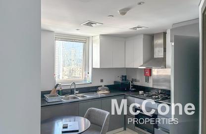 Apartment - Studio - 1 Bathroom for rent in Damac Maison Prive A - Damac Maison Prive - Business Bay - Dubai