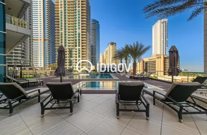 Apartment - 2 Bedrooms - 3 Bathrooms for rent in Botanica Tower - Dubai Marina - Dubai