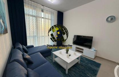 Apartment - 1 Bedroom - 2 Bathrooms for rent in Ajman Corniche Residences - Ajman Corniche Road - Ajman