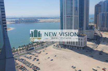 Apartment - Studio - 1 Bathroom for rent in Danat Al Khan Tower - Al Khan Lagoon - Al Khan - Sharjah