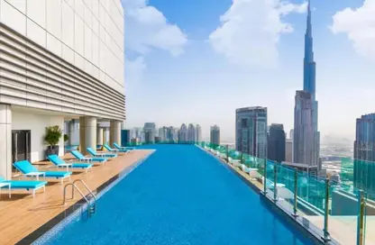 Apartment - Studio - 1 Bathroom for sale in Paramount Tower Hotel  and  Residences - Business Bay - Dubai