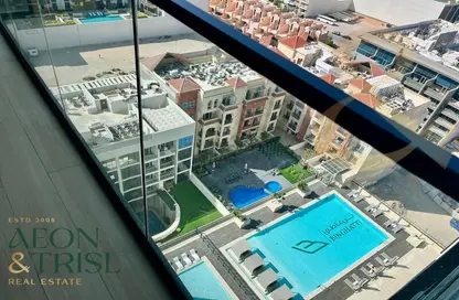 Apartment - 1 Bedroom - 2 Bathrooms for rent in Binghatti Emerald - District 15 - Jumeirah Village Circle - Dubai