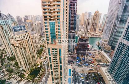 Apartment - 1 - 2 for rent in MAG 218 - Dubai Marina - Dubai